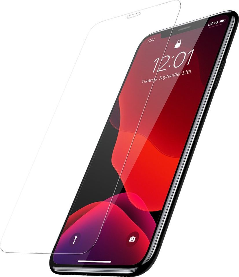 Baseus Baseus szkło hartowane 0.3mm 9H iPhone 11 / iPhone XR + pozycjoner (SGAPIPH61-LS02) uniwersalny 1
