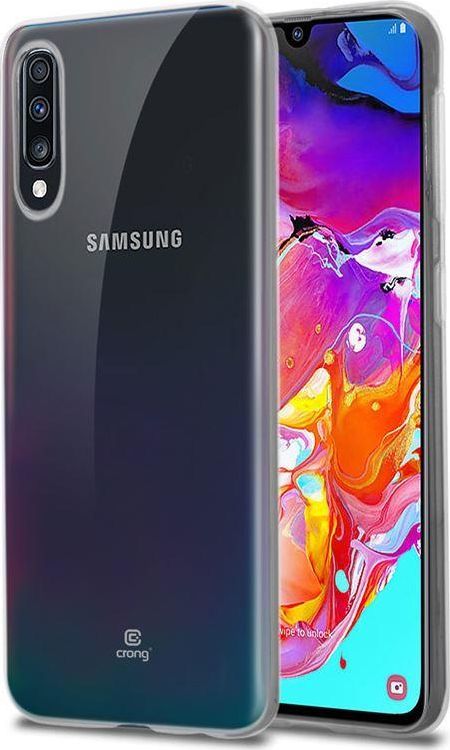 Crong Crong Crystal Slim Cover etui Samsung Galaxy A70 (przezroczysty) 1