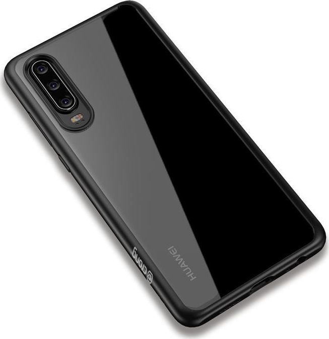 Crong Crong Clear Cover etui Huawei P30 (czarny) 1