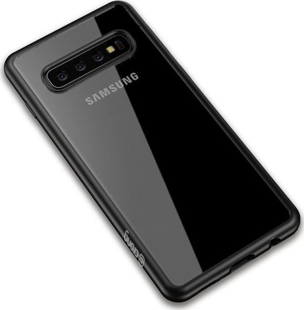 Crong Crong Clear Cover etui Samsung Galaxy S10 (czarny) 1