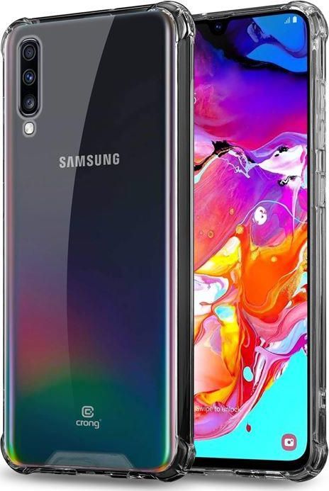 Crong Crong Hybrid Protect Cover Etui Samsung Galaxy A70 (2019) (przezroczysty) 1