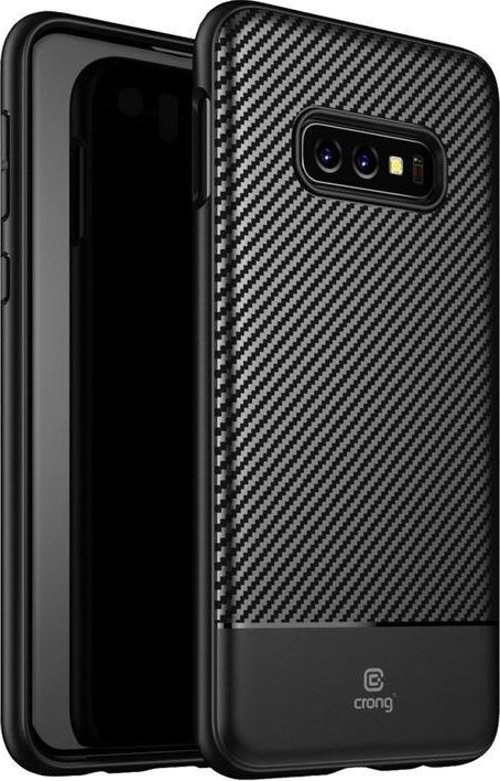 Crong Crong Prestige Carbon etui Samsung Galaxy S10e (czarny) 1