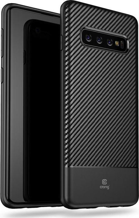 Crong Crong Prestige Carbon etui Samsung Galaxy S10 (czarny) 1