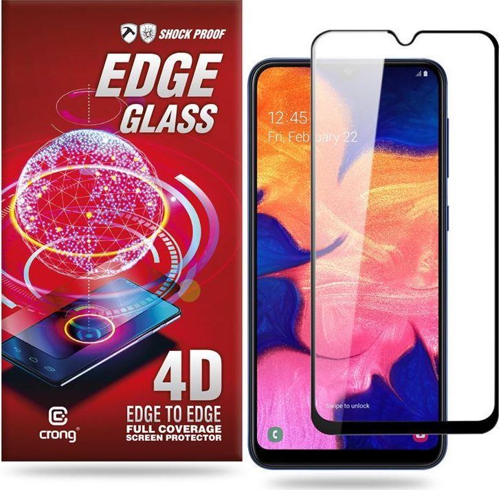 Crong Crong Edge Glass Szkło full glue na ekran Samsung Galaxy A10 1