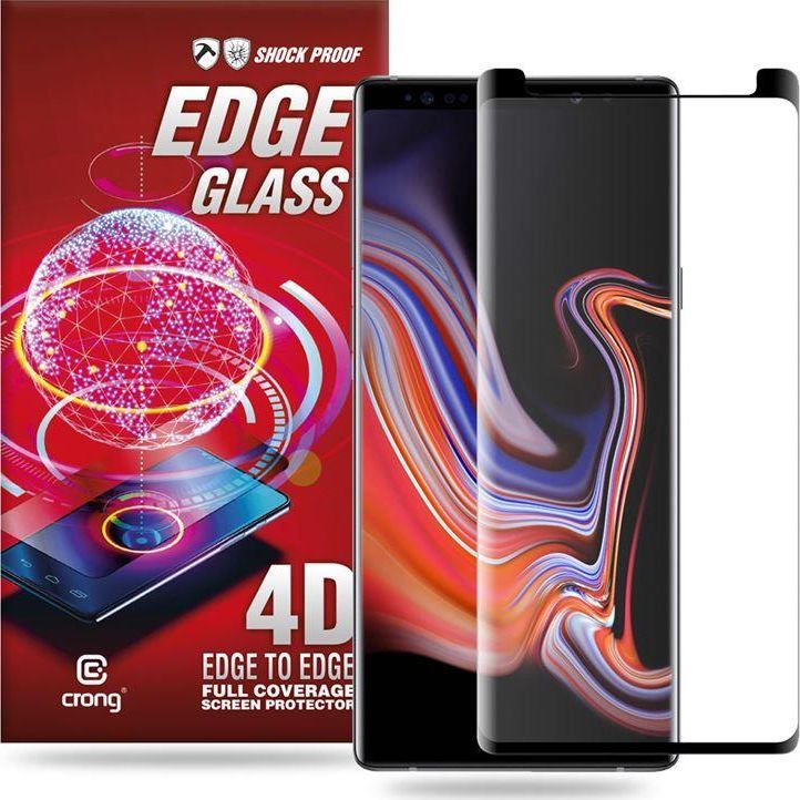 Crong Crong Edge Glass Szkło full glue na ekran Samsung Galaxy Note 9 1