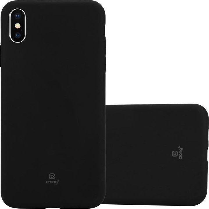 Crong Crong Soft Skin Cover etui iPhone Xs Max (czarne) 1