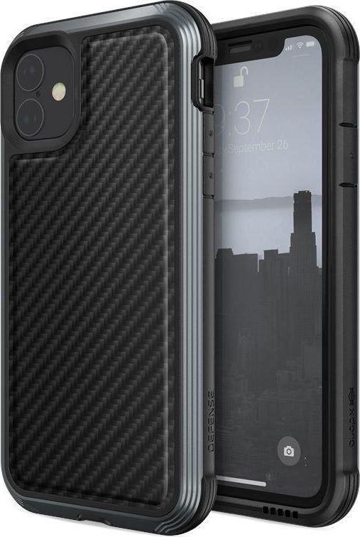 X-doria X-Doria Defense Lux Etui pancerne iPhone 11 (Drop test 3m) (czarny karbon) 1
