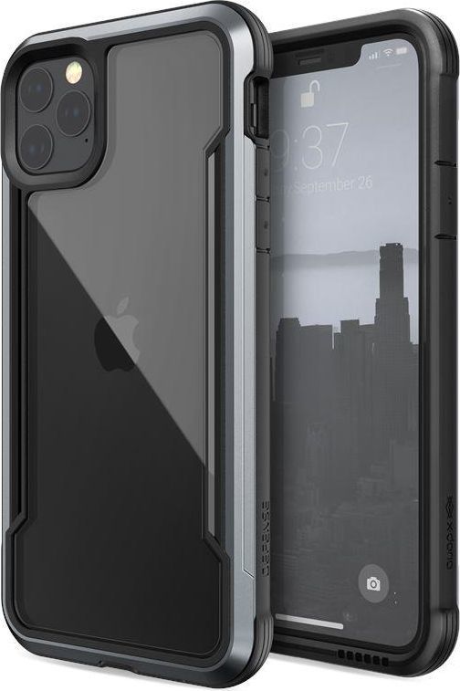 X-doria X-Doria Defense Shield Etui pancerne iPhone 11 Pro Max (Drop Test 3m) (czarna ramka) 1