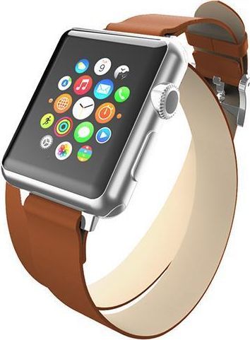 Incipio Incipio Reese Double Wrap - Skórzany pasek do Apple Watch 38mm (tan) 1