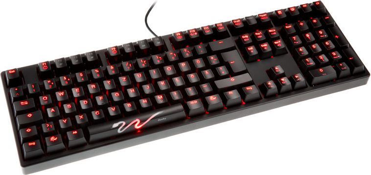 Klawiatura Ducky Shine 3 Gaming - MX-Red, czerwony LED - DE - czarna (DK9008S3-RDEALAAR1) 1