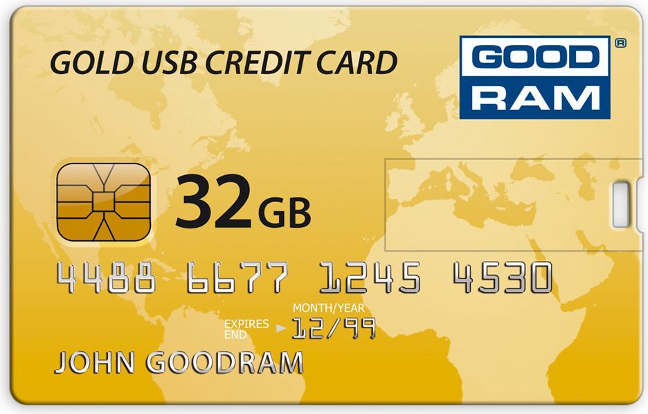 Pendrive GoodRam CREDIT CARD 32GB USB2.0 (PD32GH2GRCCPR9) 1