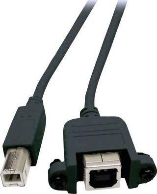 Kabel USB EFB USB-B - 1 m Czarny (K5293SW.1V2) 1