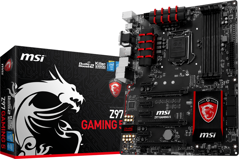 Core i5 4690K + MSI Z97 Gaming3 + メモリ8GB MSI Z97 GAMING 5, Intel Z97, 4xDDR3, 1xM2, VGA, GbLAN, ATX