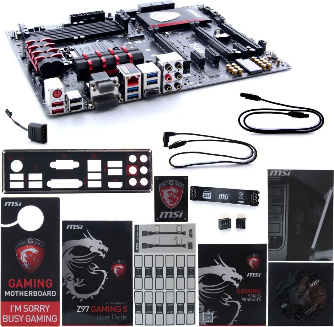 MSI Z97 GAMING 5, Intel Z97, 4xDDR3, 1xM2, VGA, GbLAN, ATX (Z97 GAMING 5) Płyta główna