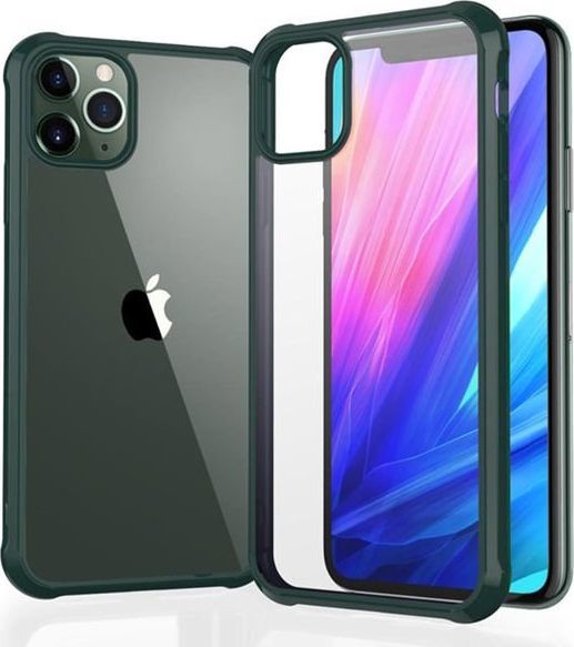 Alogy Etui na telefon Alogy Armor Glass Bumper do Apple iPhone 11 Pro zielone uniwersalny 1
