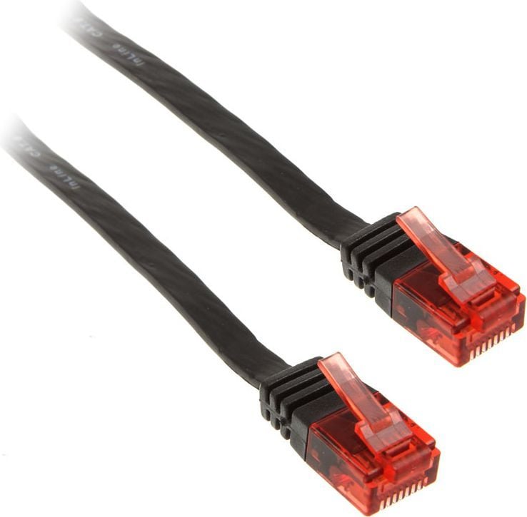  InLine kabel sieciowy U/UTP/ 1000 Mbit/ Cat.6/ RJ45/ 10m Czarny (71600S) 1