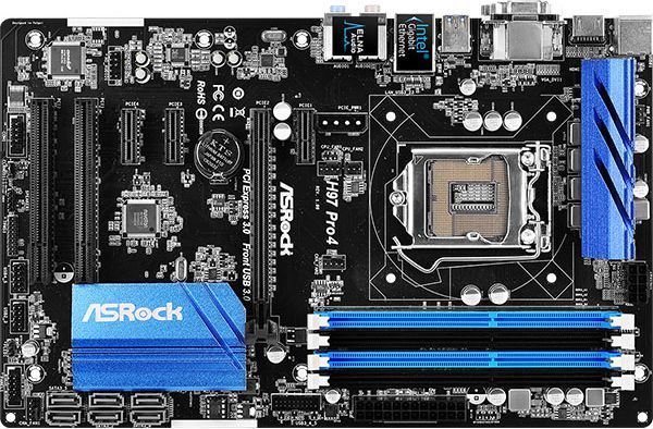 ASRock H97 PRO4 H97 LGA1150 (PCX/DZW/GLAN/SATA3/USB3/RAID