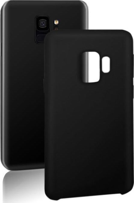 Qoltec Etui Premium na Samsung Galaxy S9 | płynny silikon | czarny 1