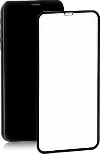 Qoltec Hartowane szkło ochronne PREMIUM do iPhone 11ProMax | Czarne |6D |Pełne 1