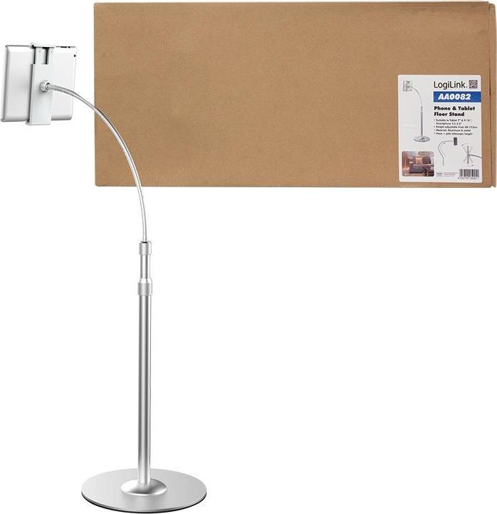 Uchwyt LogiLink Uchyt podłogowy do tabletu, telefonu LogiLink AA0082 aluminium 1