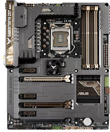 マザーボード ASUS SABERTOOTH Z97 MARK 1 i7-4790K 16GB マザーボード ASUS SABERTOOTH Z97 MARK 1 i7-4790K 16GB ASUS