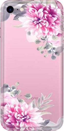 CaseGadget CaseGadget ETUI NADRUK BIAŁE KWIATY IPHONE 7 / 8 standard 1