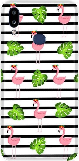 CaseGadget CaseGadget ETUI NADRUK FLAMINGI I LIŚCIE SAMSUNG GALAXY A10S standard 1