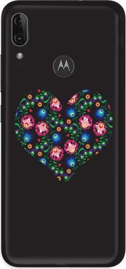 CaseGadget CaseGadget ETUI NADRUK SŁOWIAŃSKIE SERCE CZARNE LENOVO MOTO E6 PLUS standard 1