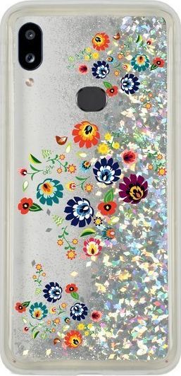 CaseGadget CaseGadget ETUI LIQUID FOLKLOR 2 SAMSUNG GALAXY A10S SREBRNY standard 1