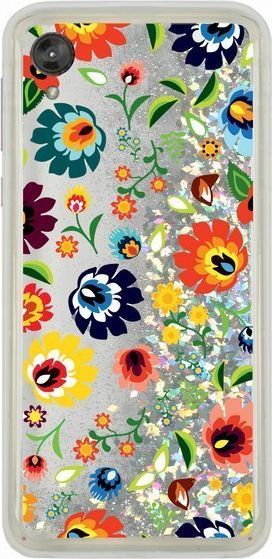 CaseGadget CaseGadget ETUI LIQUID FOLKLOR 1 LENOVO MOTO E6 SREBRNY standard 1