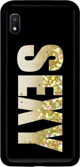 CaseGadget CaseGadget ETUI LIQUID SEXY SAMSUNG GALAXY A10E ZŁOTY standard 1