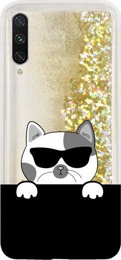 CaseGadget CaseGadget ETUI LIQUID KOT XIAOMI MI CC9E / MI A3 ZŁOTY standard 1