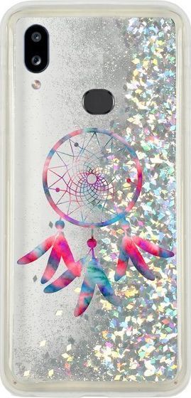 CaseGadget CaseGadget ETUI LIQUID ŁAPACZ SNÓW SAMSUNG GALAXY A10S SREBRNY standard 1