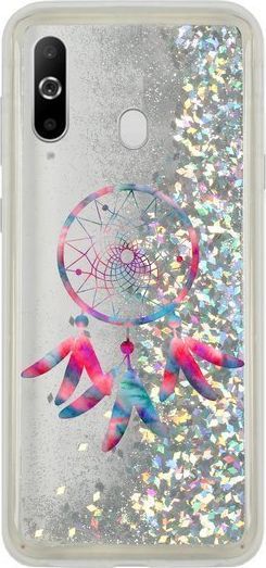 CaseGadget CaseGadget ETUI LIQUID ŁAPACZ SNÓW SAMSUNG GALAXY A60 SREBRNY standard 1