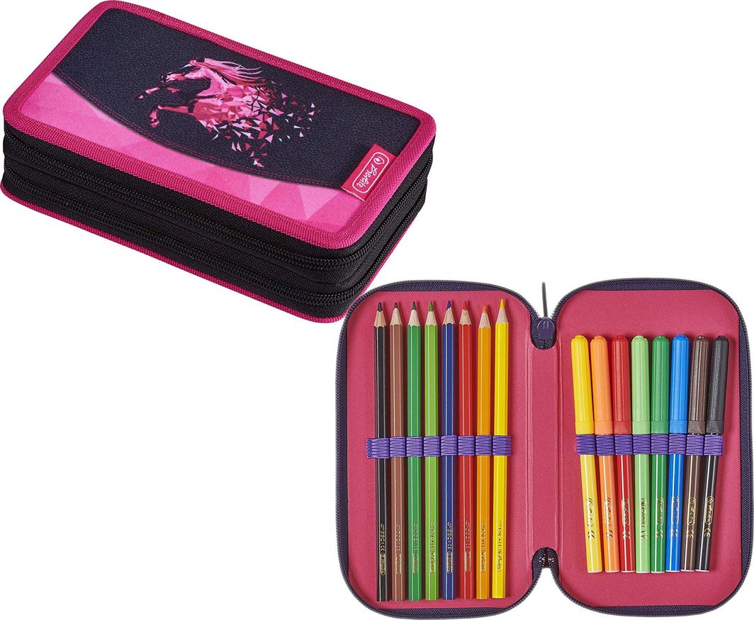 Piórnik Herlitz Herlitz Doppel Etui 23 tlg. Magic Horse 1