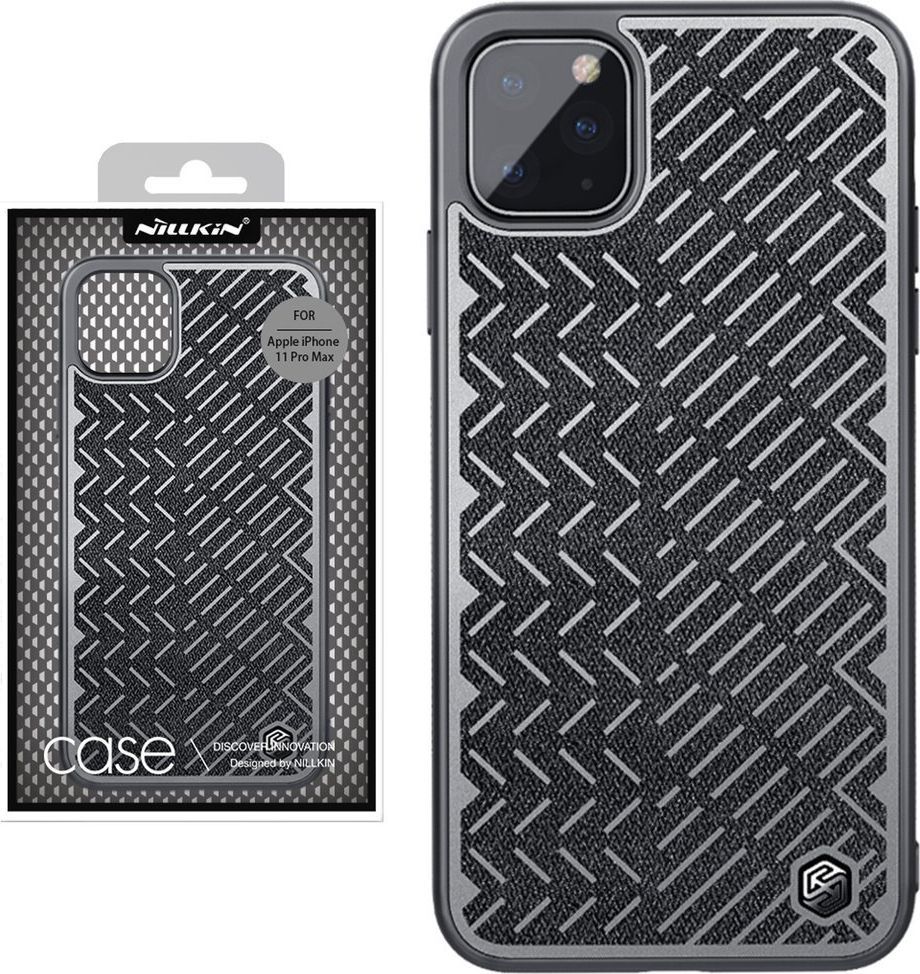 Nillkin Etui Nillkin Herringbone iPhone 11 Pro Max - Grey uniwersalny 1