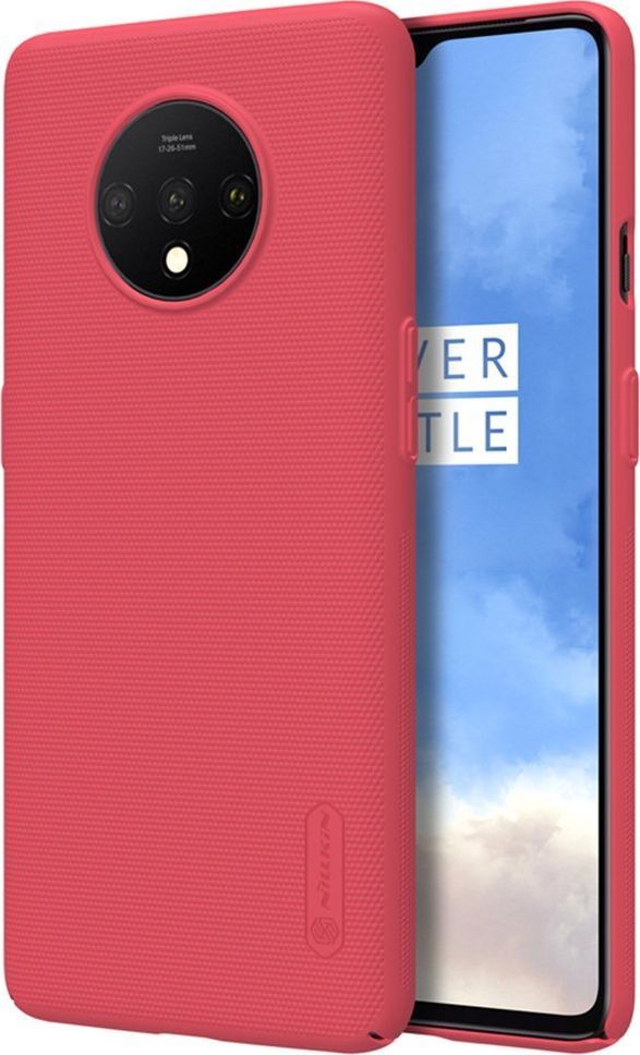 Nillkin Etui Nillkin Frosted Shield OnePlus 7T - Red uniwersalny 1