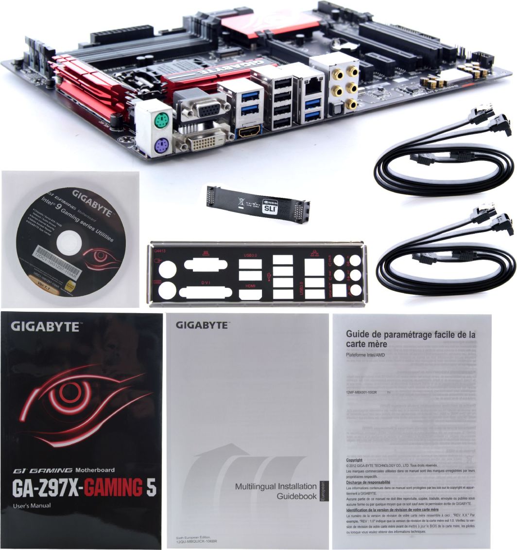 Gigabyte GA-Z97X-Gaming 5, Z97, DualDDR3, SATA3, RAID, HDMI, DVI D