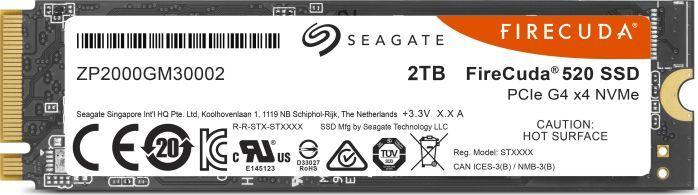 Dysk SSD Seagate Firecuda 520 2 TB M.2 2280 PCI-E x4 (ZP2000GM3A002) 1