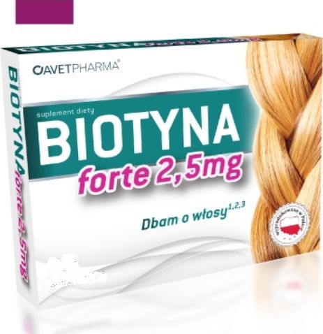 Avet Biotyna forte 2,5 mg tabl.powl. 60 tabl. 1