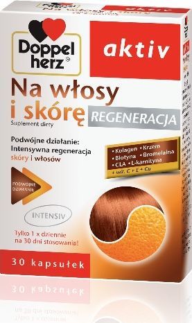 Queisser Doppelherz aktiv Na włosy i skórę kaps. 30 1