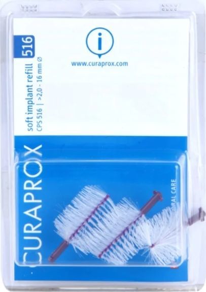 Curaden Curaprox CPS 516 Soft, Implant Szczoteczki międzyzębowe, 3 sztuki 1