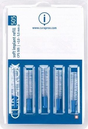 Curaden Curaprox CPS 505 Soft, Implant refill, 5 sztuk 1