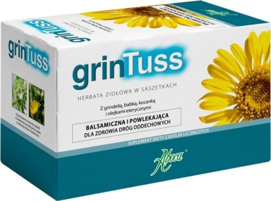 Aboca GrinTuss Herbatka 1,5 g 20 toreb. 1