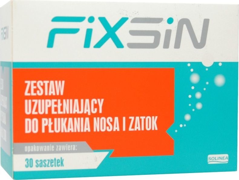 Solinea FIXSIN Zest.d/płuk. nosa/zatok uzupeł. 30s 1