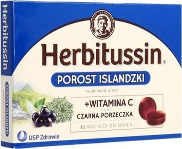 Usp Zdrowie Herbitussin Porost Islandzki+Witamina C cz 1