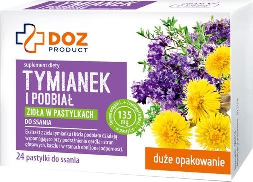 Zyskaj Zdrowie Tymianek i Podbiał, Zyskaj Zdrowie, 24 tabletki do ssania 1
