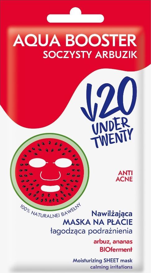 Under Twenty Maseczka do twarzy Anti Acne nawilżająca 1