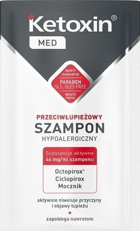 Lbiotica  Ketoxin Med Szampon przeciwłupieżowy 6ml 1