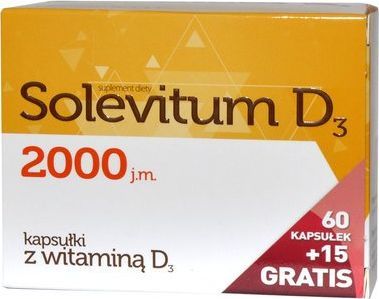 Aflofarm Solevitum D3 2000 kaps. 75 kaps. 1